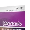 Struny D'ADDARIO Phosphor Bronze EJ38H (10-27)